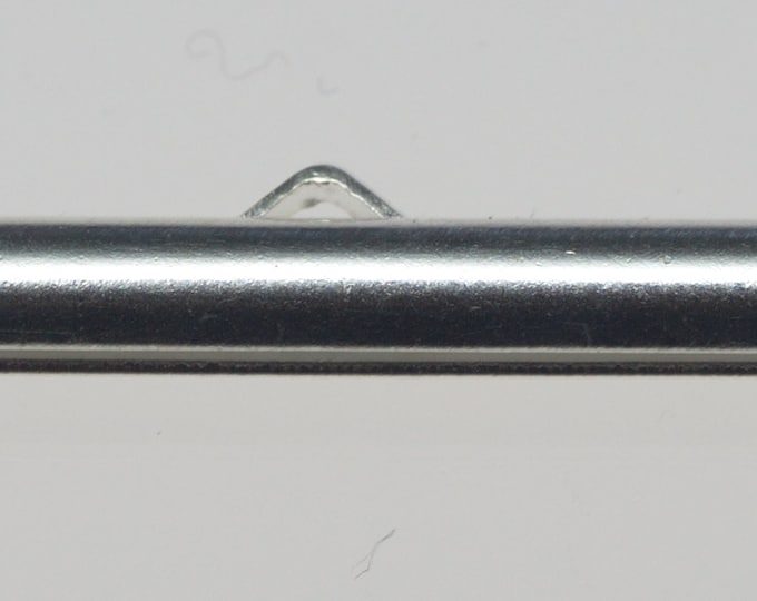 Classy Slider End Clasp Bright Silver, Vintage Bronze or Titanium Silver 40MM 10PC