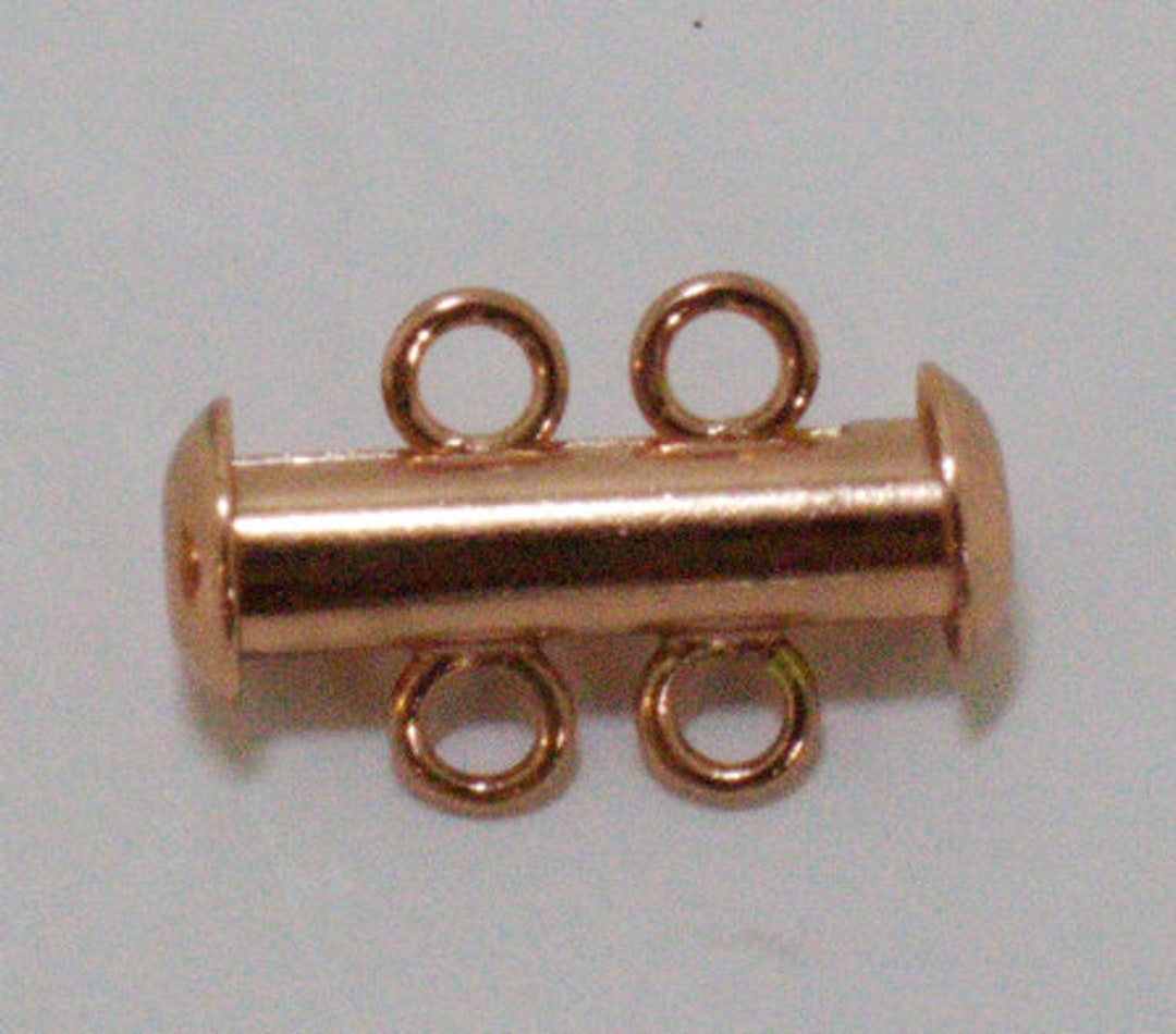 Classy Copper Slide Multi Hole Slide Clasp 1 PC Etsy