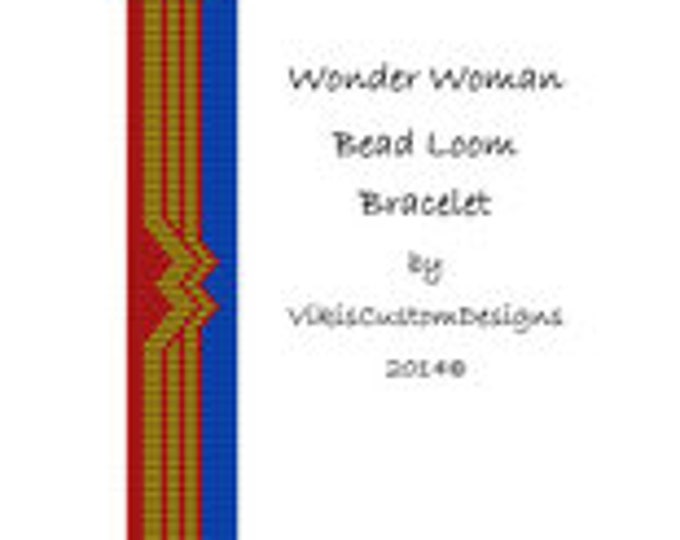 Fan Art WW Bead Loom Bracelet Pattern by VikisCustomDesigns