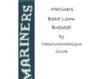 Mariners Word Bead Loom Bracelet Pattern by VikisCustomDesigns