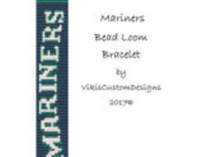 Mariners Word Bead Loom Bracelet Pattern by VikisCustomDesigns