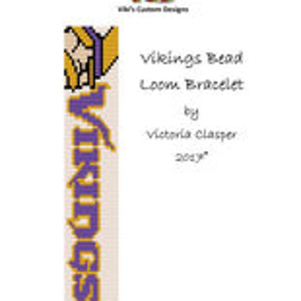 Vikings Bead Loom-armband van VikisCustomDesigns