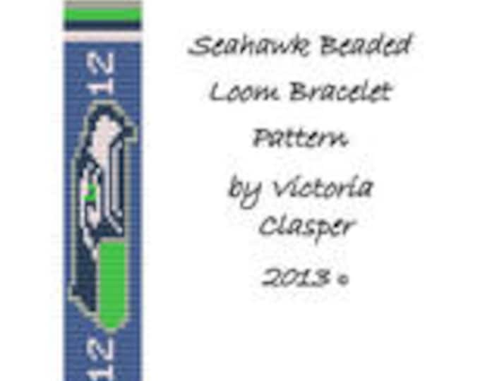 Original Seahawks Bead Loom Pattern by Viki Clasper