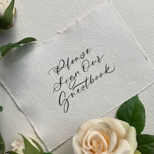 Signalétique de mariage, enseignes de mariage, enseignes personnalisées - Veuillez signer notre livre d'or