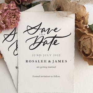 Save the Date Cards - Handmade Save the Date Cards - Wedding Stationery