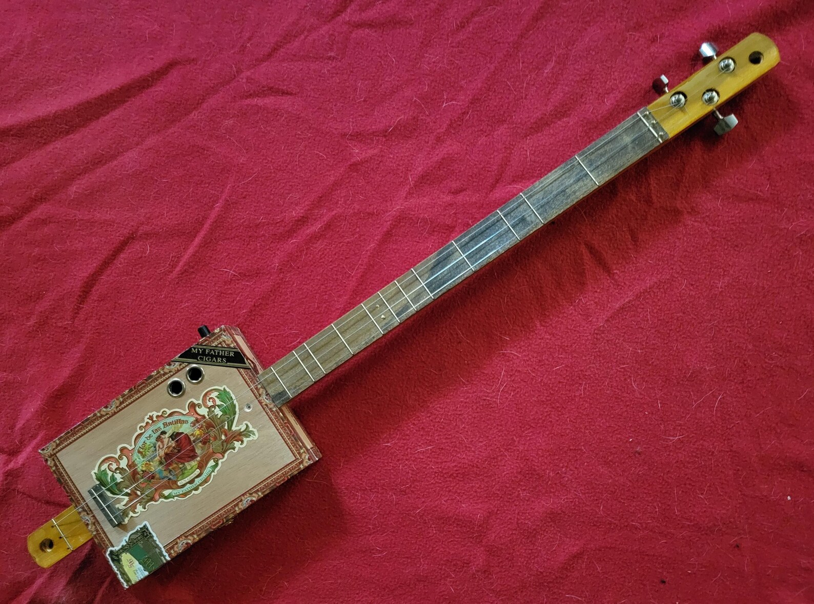 Cigar Box Guitar/3 String Cigar Box Guitar/stick Dulcimer - 