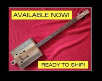 Sigarenkistje gitaar/3-snarige sigarenkistje gitaar/chromatische gitaar/CBG/de kist