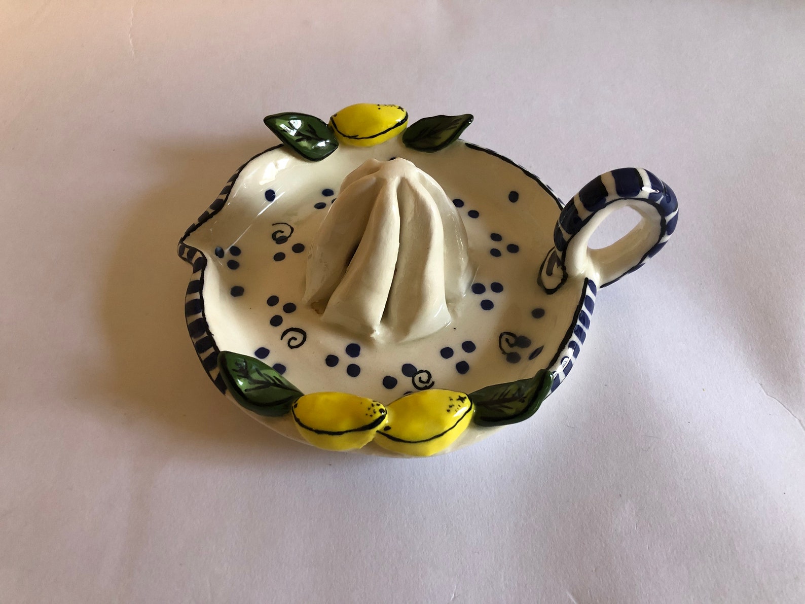 Handmade Ceramic Lemon Juicer by Page Etsy