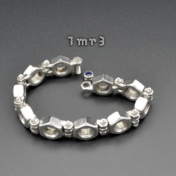 Hex Nut Bracelet Etsy