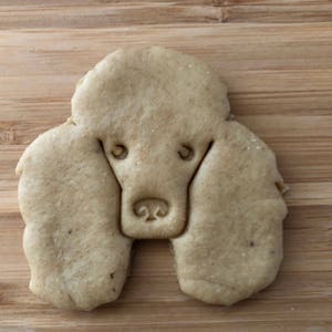 Poodle Cookie Cutter Dog Face Cookie Cutter image 2