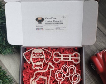 Great Dane Cookie Cutter Set - Great Dane Gift
