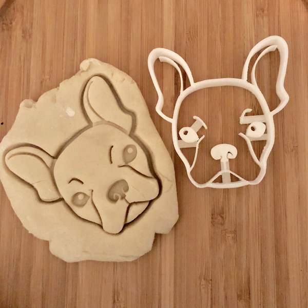 French Bulldog cookie cutter - frenchie cookie cutter