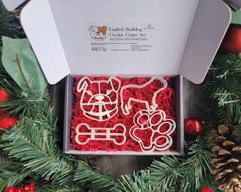 Bulldog Cookie Cutter Set