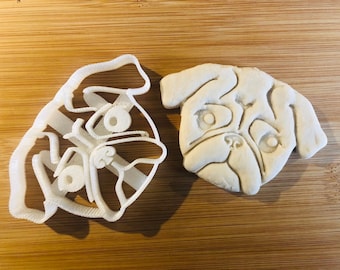 Pug cookie cutter - pug lover gift - pug cookie