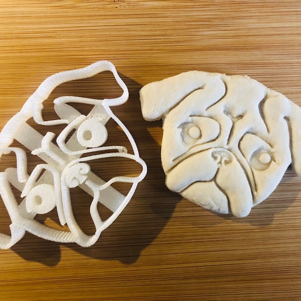 Pug cookie cutter - pug lover gift - pug cookie