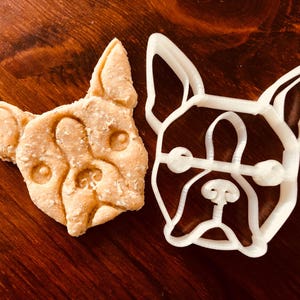 Cole the  Boston Terrier - Boston Terrier Cookie Cutter - Dog face cookie cutter - Pup cutter