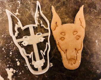 Doberman Cookie Cutter - Face