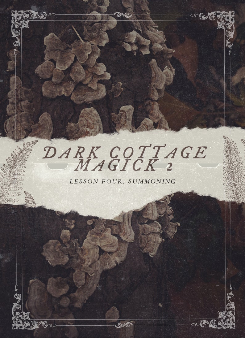 Dark Cottage Witchcraft Five-week Online Course Digital Download and Printable Pages for Books of Shadows, Grimoires and Spell Journals image 3