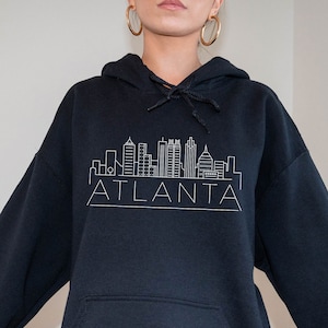 Atlanta Skyline Hoodie: Georgia Unisex Sweatshirt