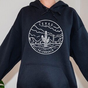 Texas Hoodie State Design Adult Unisex, Texas Sweatshirt - Personalization Available