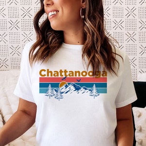 Chattanooga, Tennessee Graphic Tee - Mountain Sunset Unisex - Personalization Available
