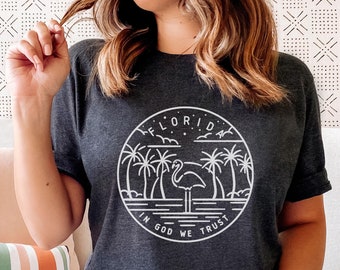 T-shirt Florida, staat ontwerp volwassen unisex Florida T-shirt - personalisatie beschikbaar
