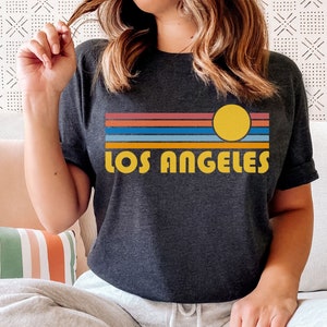Retro Sunset Los Angeles T-Shirt: Unisex California Tee