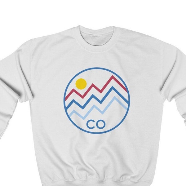 Colorado Sweatshirt, Colorado Sweater, Colorado Shirt, Men’s Sweatshirt, Women’s Sweatshirt, Colorado Crewneck, Retro Sweatshirt