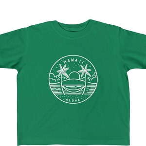 Hawaii Toddler Shirt, State Design Hawaii Kid's T-Shirt image 1