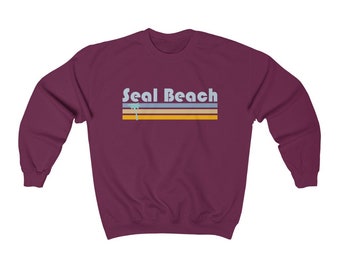 California Palm Trees Beach Bright Adult Hoodie
