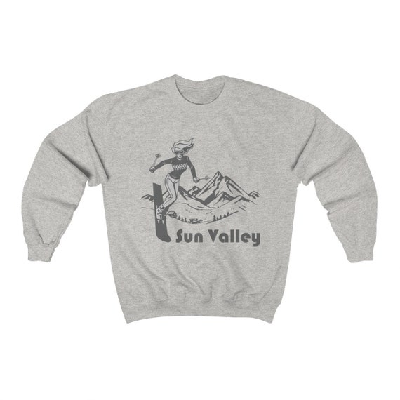 Retro Mountain Youth Sun Valley Sweatshirt Idaho Youth Sweatshirt Sun Valley
