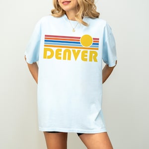Denver, Colorado Graphic Tee, Comfort Colors Retro Unisex Denver T shirt