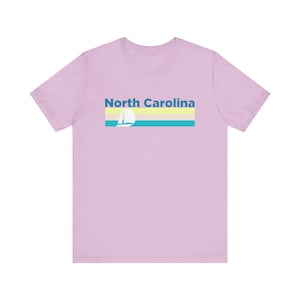 North Carolina T Shirt - Sailboat Graphic North Carolina Tee
