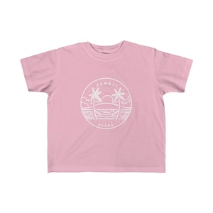 Hawaii Toddler Shirt, State Design Hawaii Kid's T-Shirt image 6