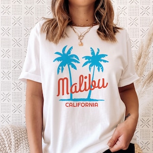 Malibu, California T-Shirt - Unisex Malibu Shirt - Personalization Available