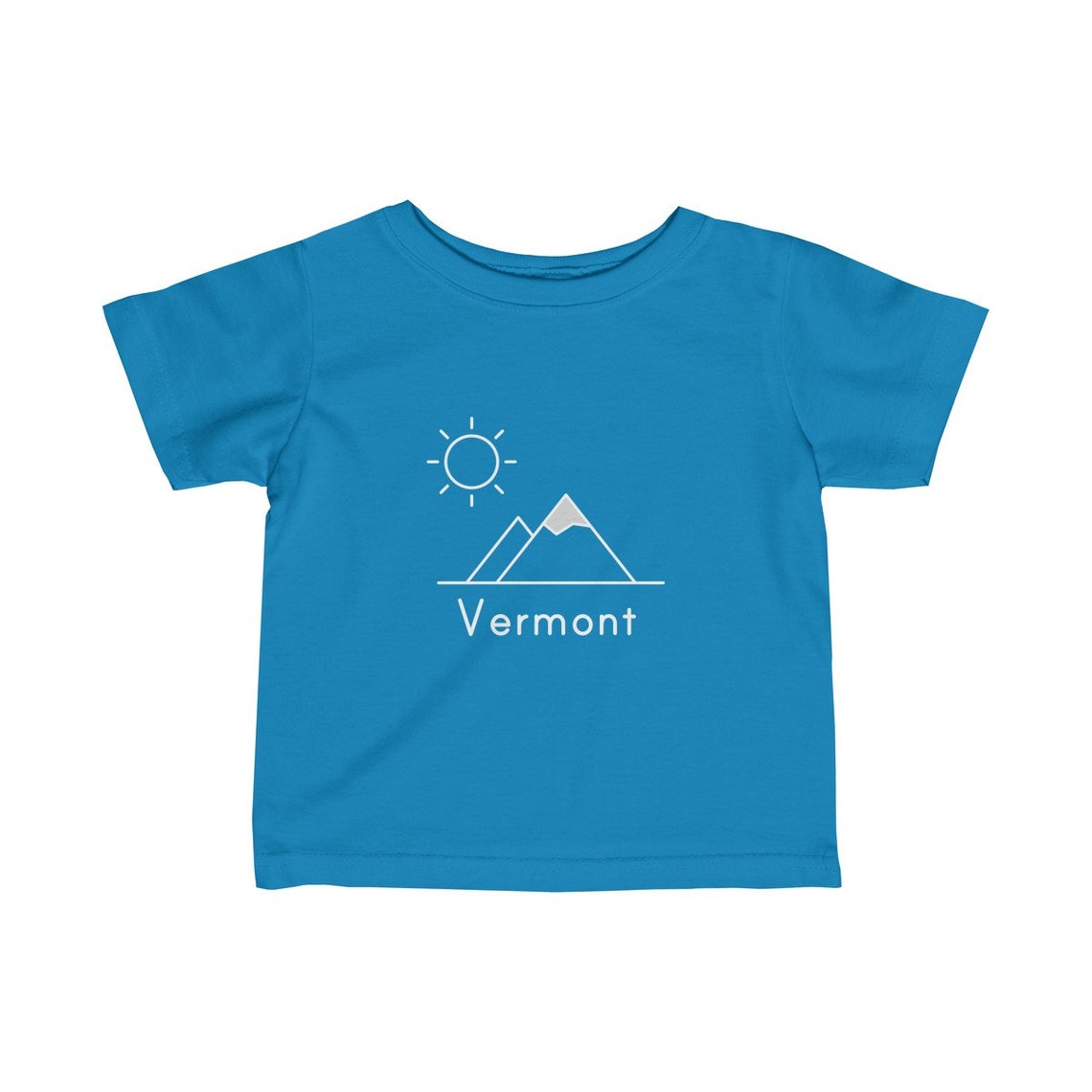 Vermont Infant T Shirt Top Unisex Vermont Baby Gift / Infant Etsy
