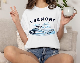 バーモントTシャツ、コンフォートカラーズコットン100％ウェイクボードボートTシャツ