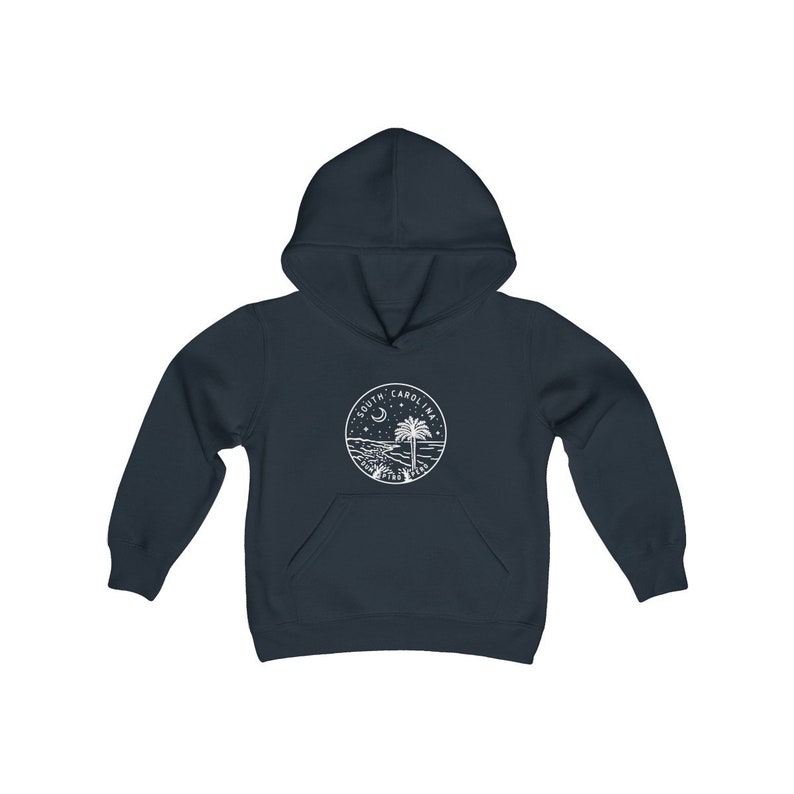 South Carolina Youth Hoodie State Design Unisex South Carolina Kid/'s Hoodie Hooded Sweatshirt
