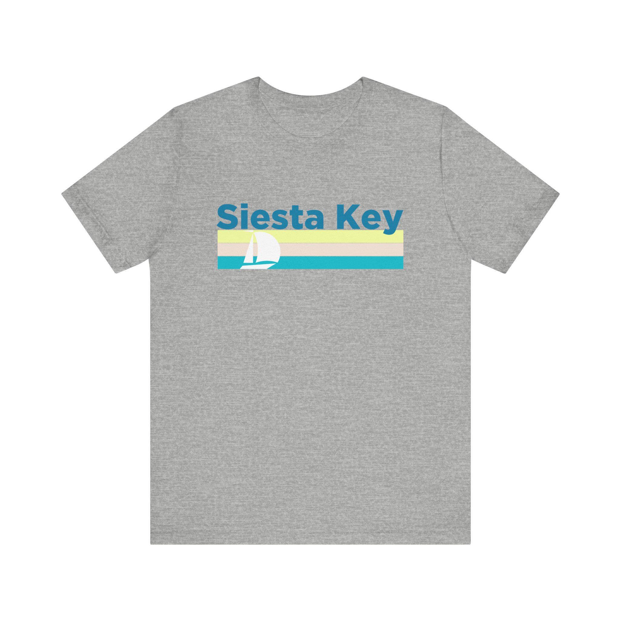 フロリダ州シエスタキーのTシャツ - セイルボートのグラフィックT 