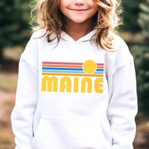 Moletom infantil Maine Youth: Moletom infantil em mistura de algodão