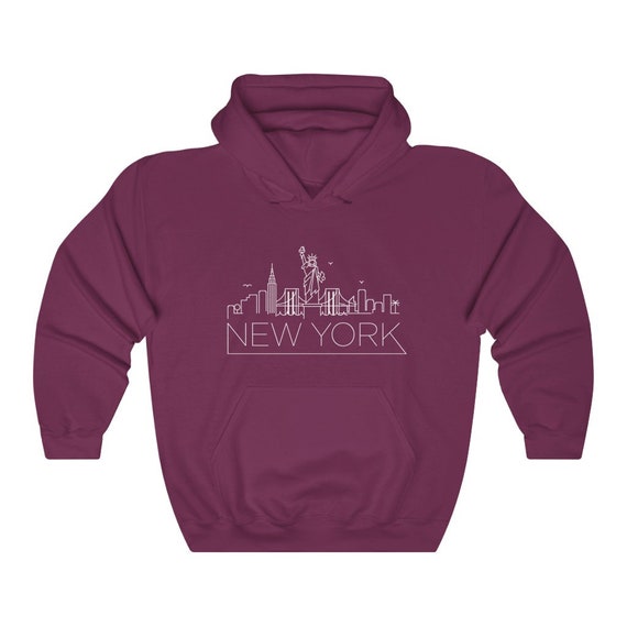 ゼニス新作モデル New Skyline Unisex Adult Hoodie, York New York, York New 洋書