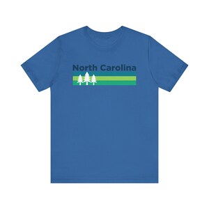Camiseta Carolina do Norte: Algodão Macio Unissex Design NC Columbia Blue
