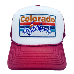 Colorado Trucker Hat, Retro Snapback Colorado Hat  / Adult Hat