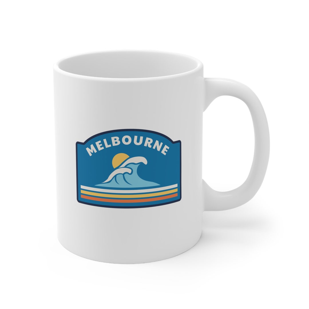Melbourne, Florida Mug, Retro 11oz Ceramic Melbourne Mug Etsy