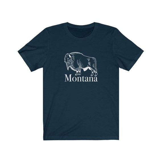 Montana Buffalo T Shirt - chemise Montana unisexe adulte adulte adulte 899614 Montana Buffalo T Shirt - chemise Montana unisexe adulte adulte adulte 899614