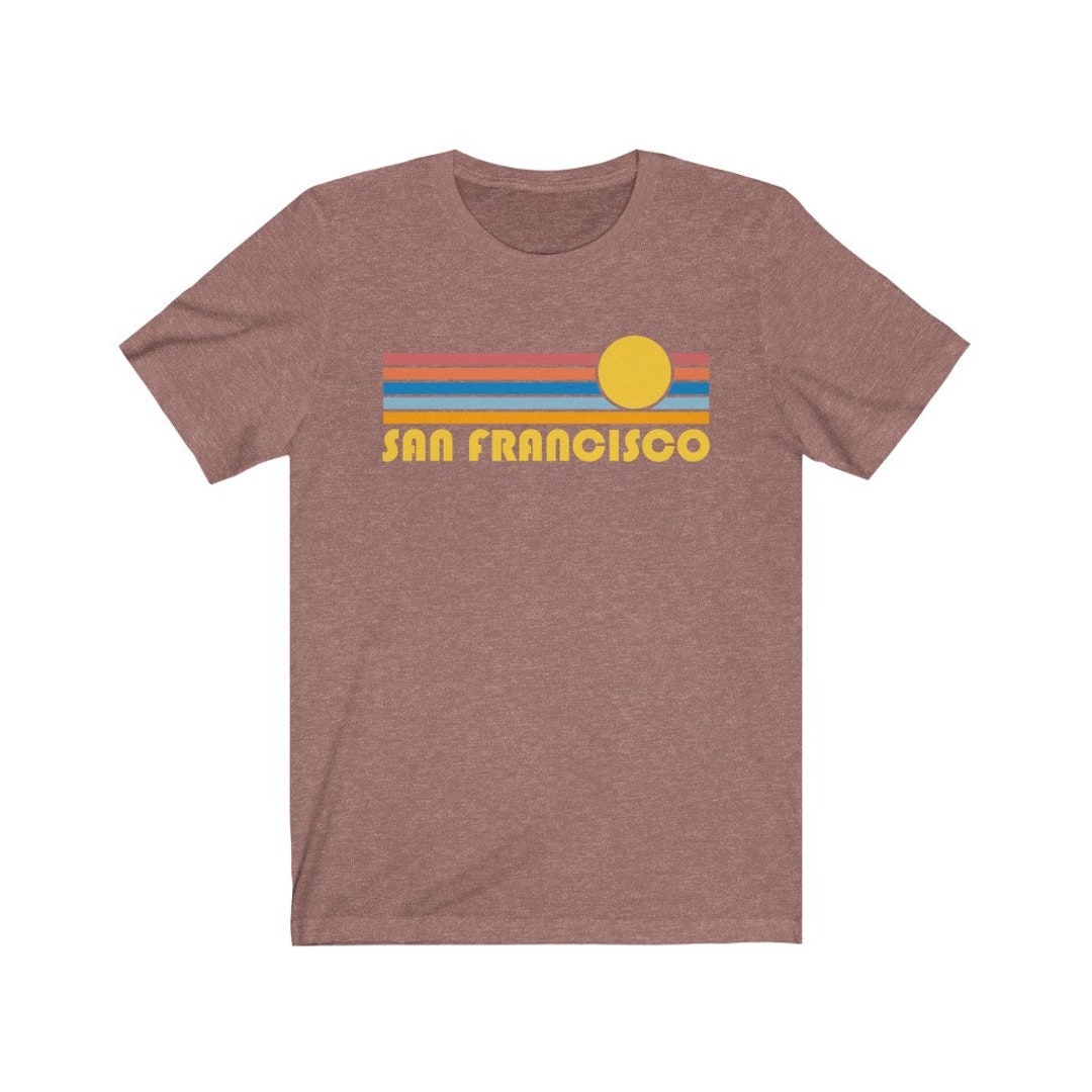 San Francisco California T-shirt Retro Sunset Adult Unisex - Etsy