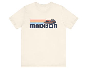 Madison, Wisconsin T Shirt - Retro PWC Graphic Tee