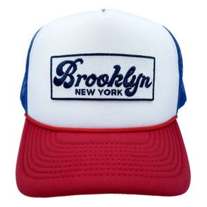 Brooklyn, New York Trucker Hat, Retro Brooklyn Snapback Hat  / Adult Hat