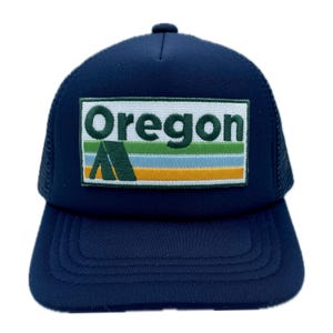 Baby Oregon Trucker Hat Infant Hat (6 month - 2 years) - Retro Camping