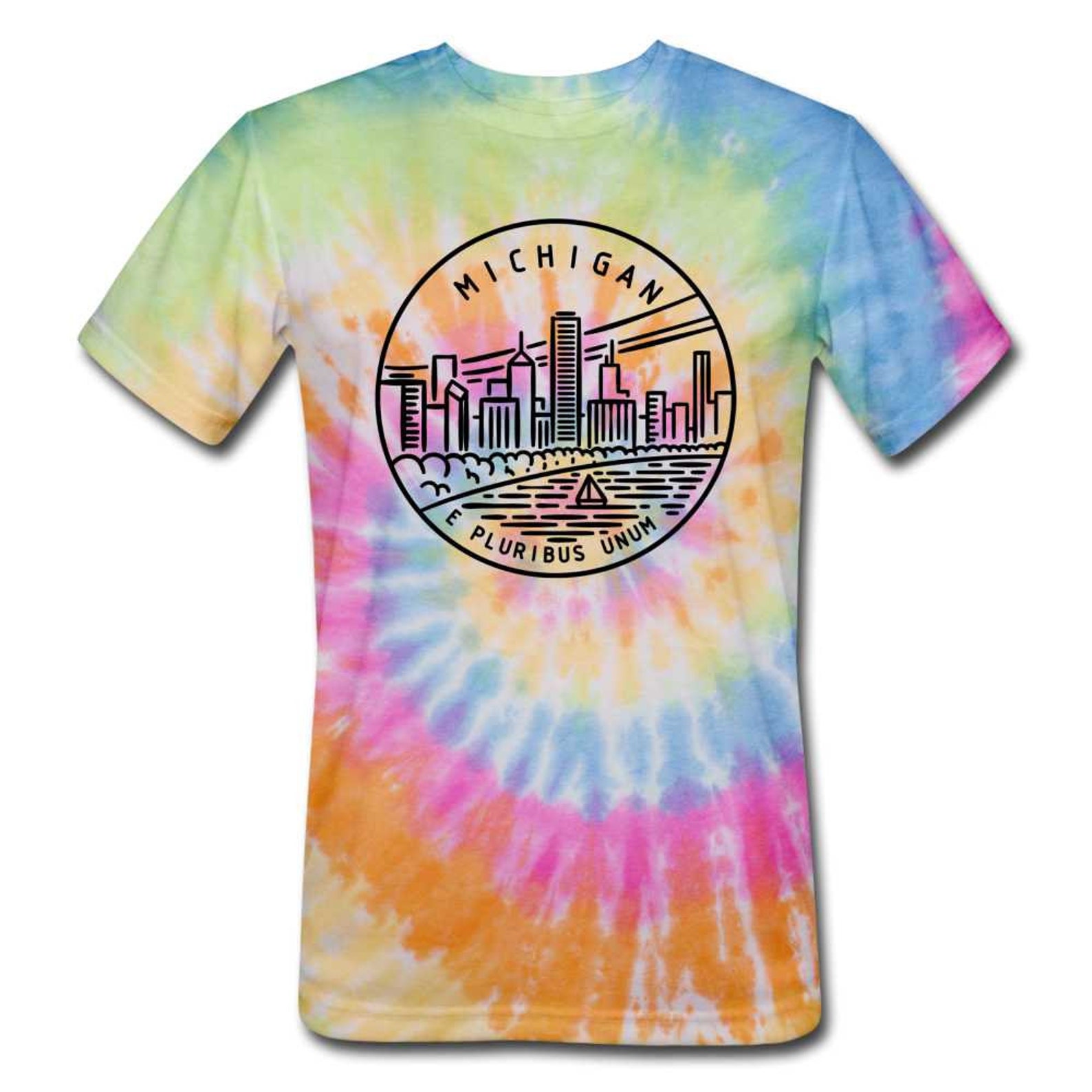 michigan tie dye shirt